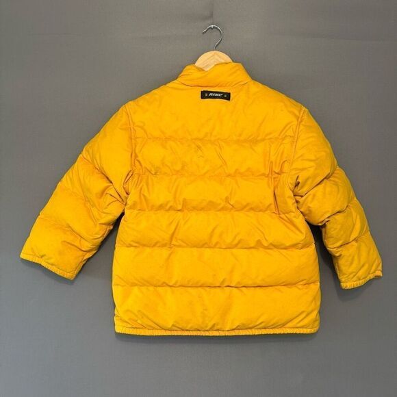 Nike Kids Puffer Jacket Size Small Down Jacket 2000s Grey Tag Activewear - Picture 6 of 16